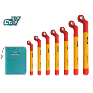 SET DE LLAVES CORONA 7PCS /SET 8/10/12/13/14/17/19MM CR.V AISLADAS 1000V INDUSTRIAL - THKISPA0702