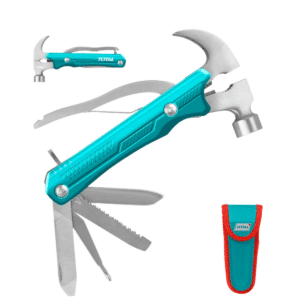 MULTI-HERRAMIENTA 12 FUNCIONES ACERO INOX INC MARTILLO + ESTUCHE - THMFH0126