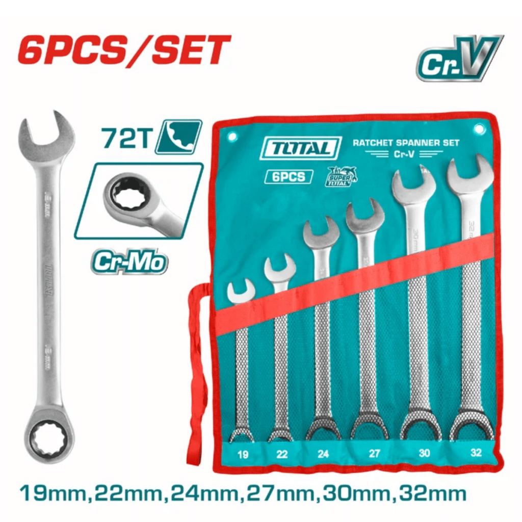 SET LALVES COMBINACIÓN + CORONA 72T CR.V+CR-MO 19-32MM ESTUCHE DE LONA INDUSTRIAL – THT102RK061
