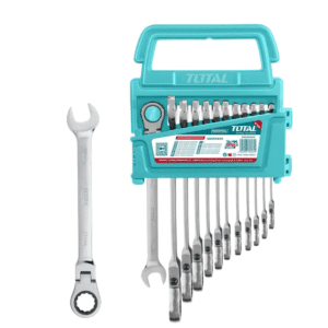 SET LLAVES RATCHET 12PCS CR.V+CR-MO 72T 8-19MM COLGADOR PLASTICO INDUSTRIAL - THT102RK5126
