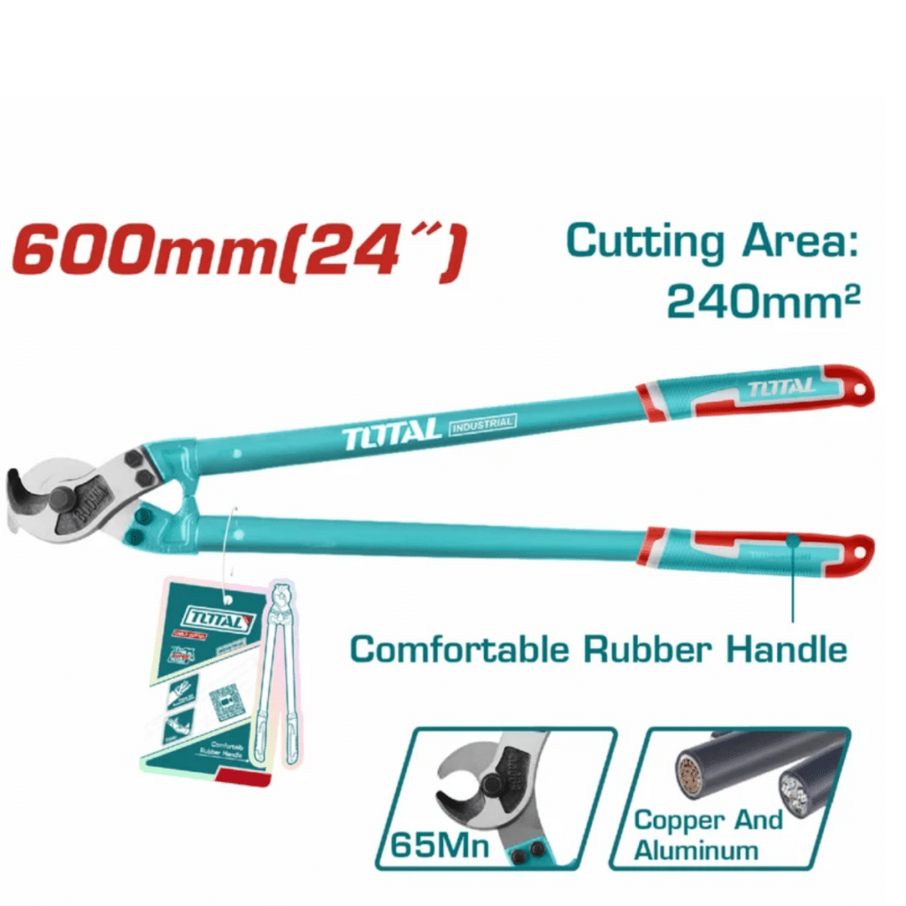 CIZALLA CORTADOR DE CABLES 900MM 36» A:45CM2 65NM MANGO GOMA INDUSTRIAL – THT115362