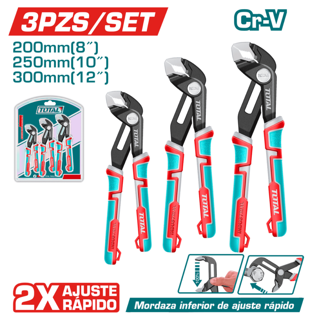 SET ALICATES PARA TUBOS APERTURA RAPIDA CR.V 8/10/12 – THT3PK231