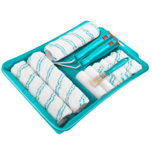 SET RODILLO + BROCHA + REPUESTOS 14PCS INTERIORES + BANDEJA - THT862302