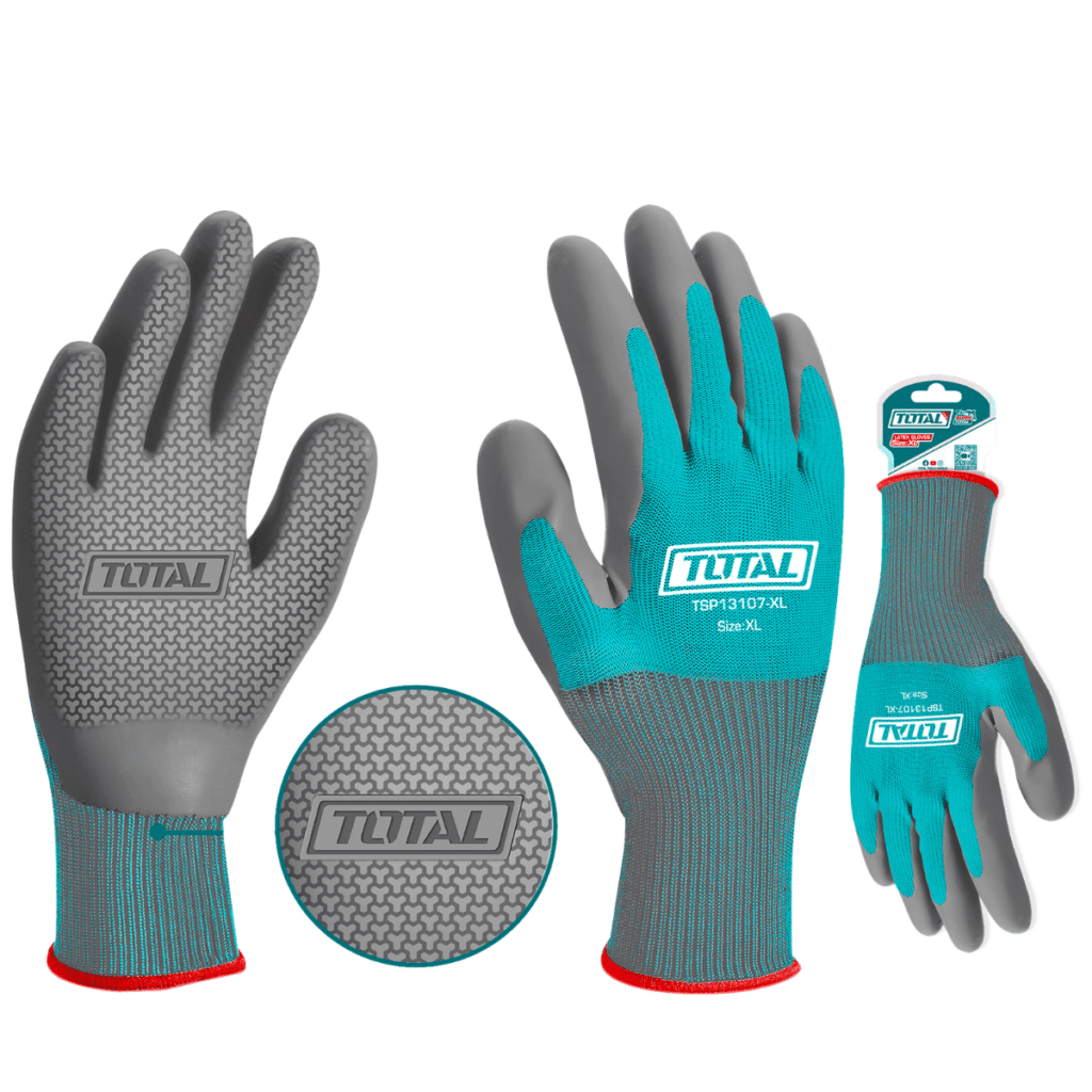 GUANTES DE LATEX ANTIDESLISABLE XL – TSP13107-XL