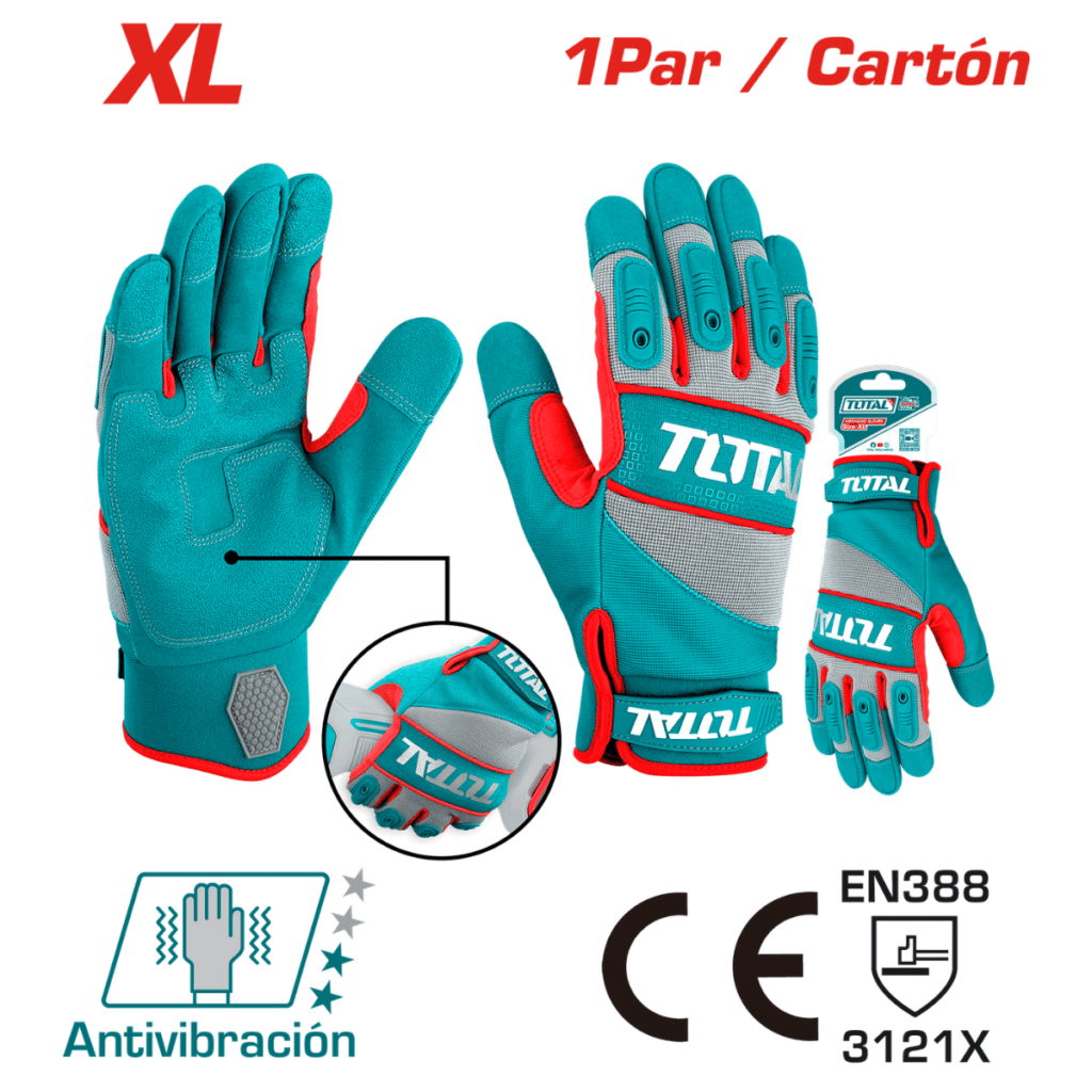 GUANTES MECANICO XL ANTI VIBRACION – TSP1866-XL