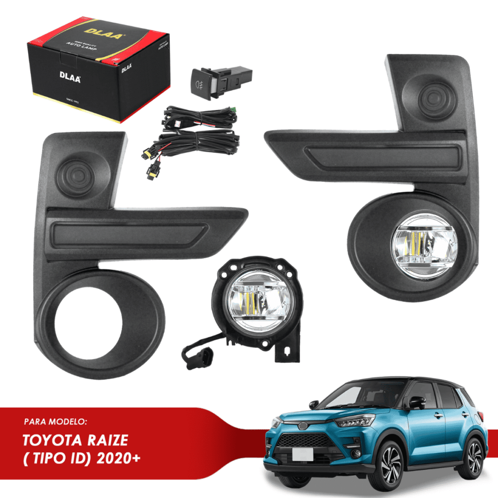 NEBLINERO PARA TOYOTA RAIZE (TIPO ID) 2020+ C/KIT CABLEADO – TY1416-LED