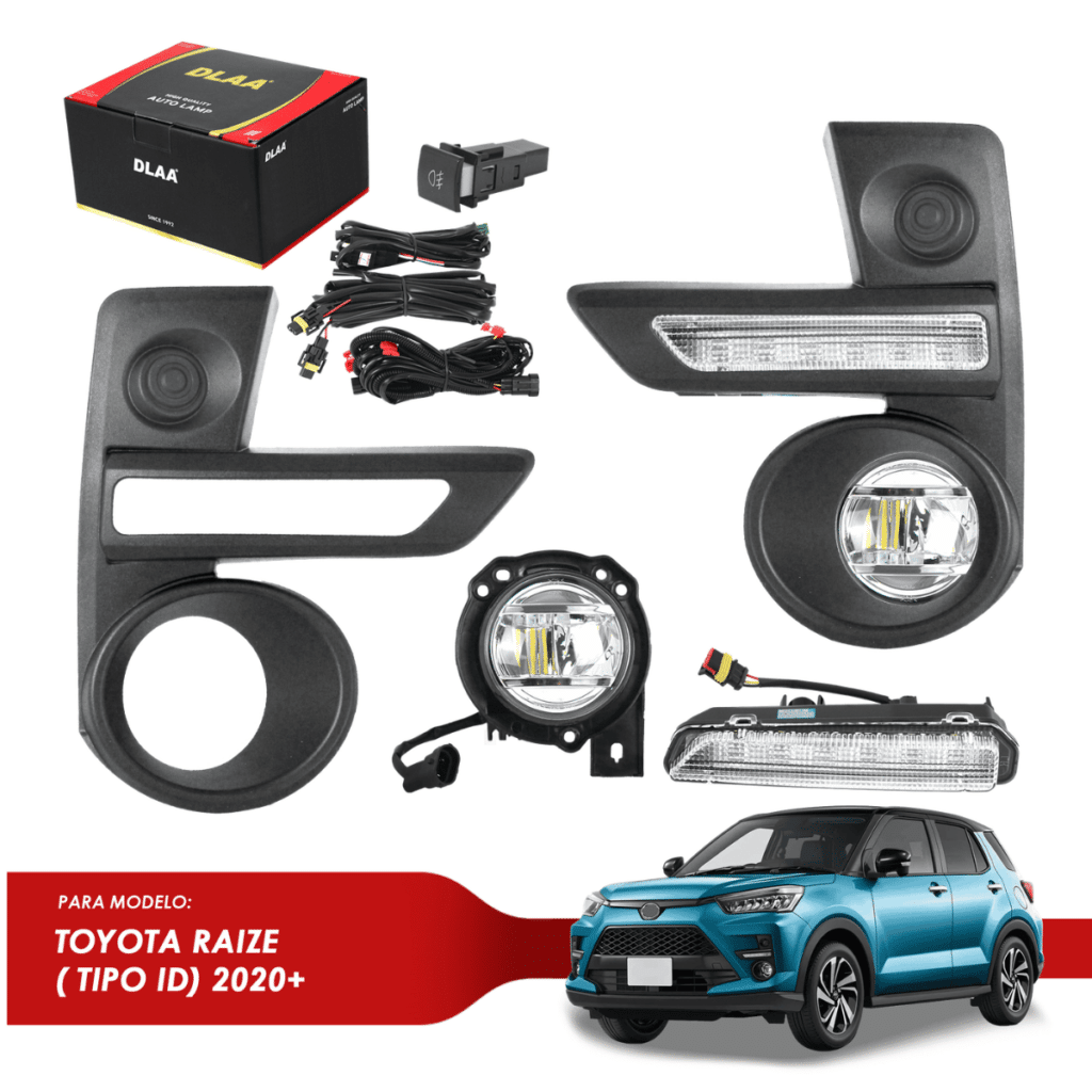 NEBLINERO PARA TOYOTA RAIZE ( TIPO ID) 2020+  C/KIT CABLEADO – TY1416LL