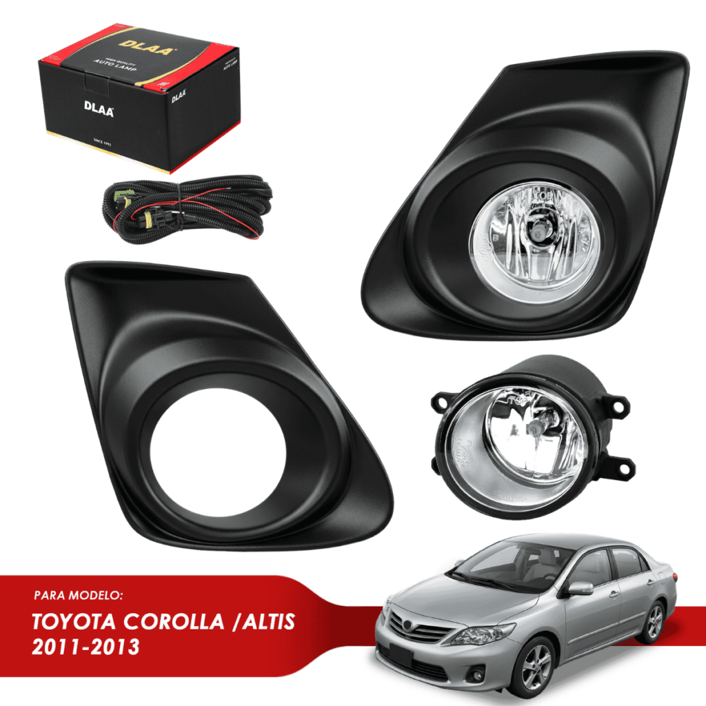 NEBLINERO P/TOYOTA COROLLA /ALTIS 2011-2013 C/ KIT CABLEADO – TY422