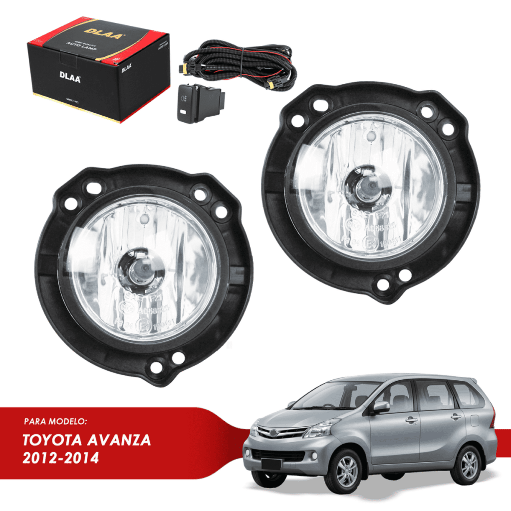 NEBLINERO HOLAGENO P/TOYOTA AVANZA 2012-2014  C /KIT CABLEADO – TY537A