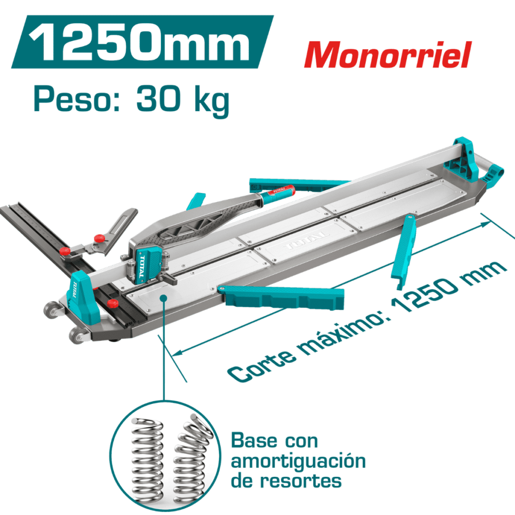 CORTA MAYOLICA AL 1250MM S-RAIL 33KG 16MM HOJA: 22X6X2MM INDUSTRIAL – THT081251