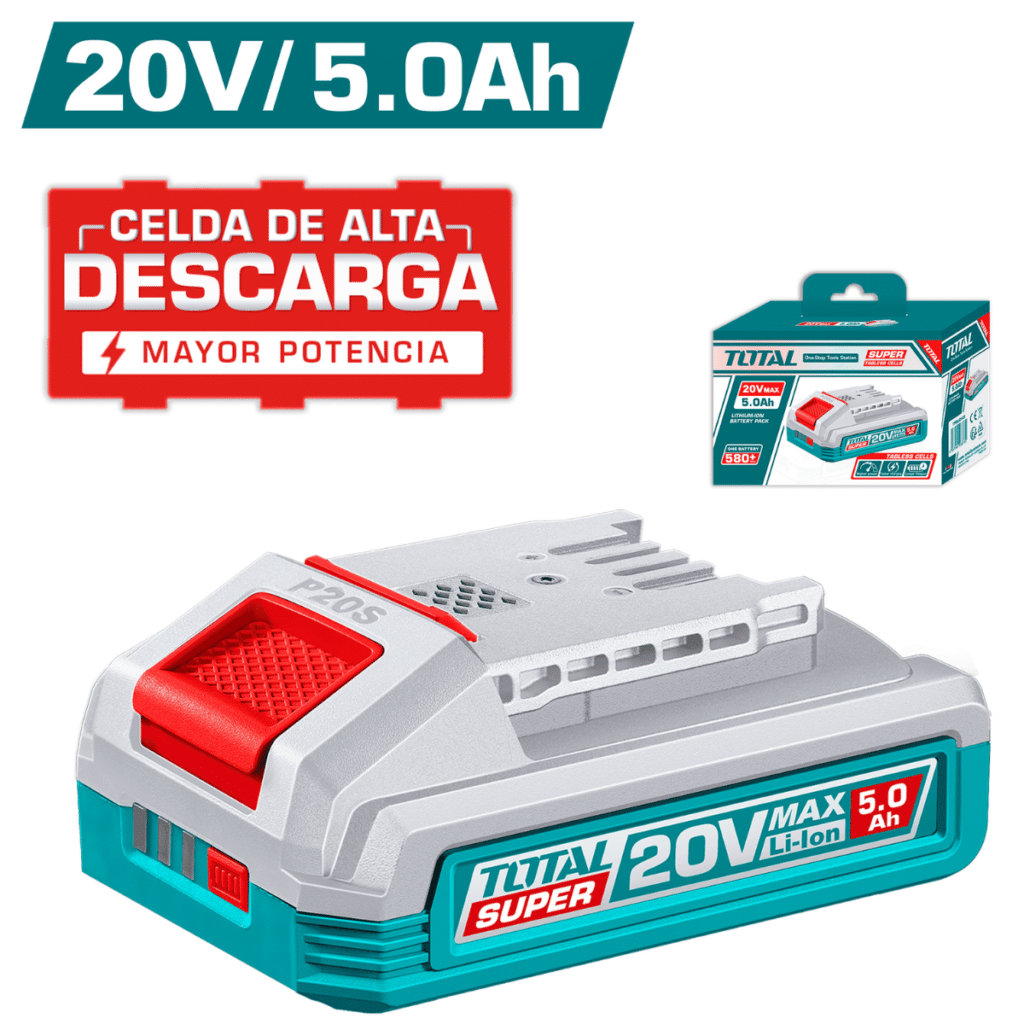 BATERIA LI-ION 20V 5.0AH SUPER TC INDUSTRIAL – TFBLI2125