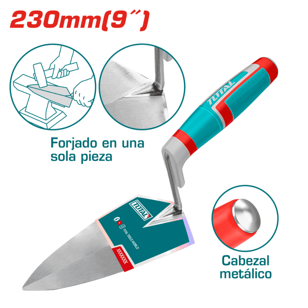 BADILEJO DE ALBAÑILERÍA FORJADO 9″ (230MM) HOJA ESPESOR 1.8MM – THBT9109
