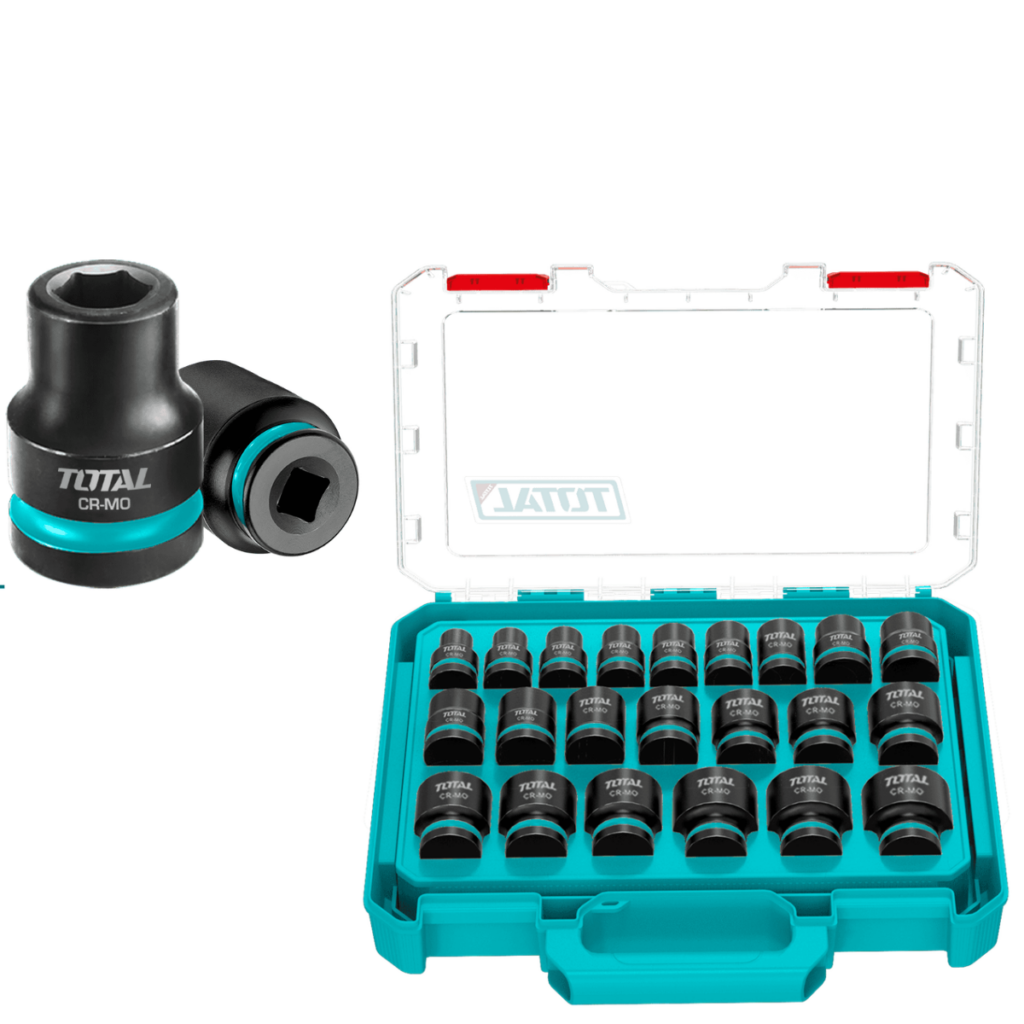 DADOS IMPACTO 1/4 PULG 22PCS 10-32MM CR-MO ESTUCHE MODULAR IND – THISTD12226