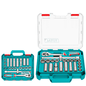 SET RACHET 1/2 + SOCKET 50BV30 22PCS MALETIN MODULAR INDUSTRIAL - THT121226