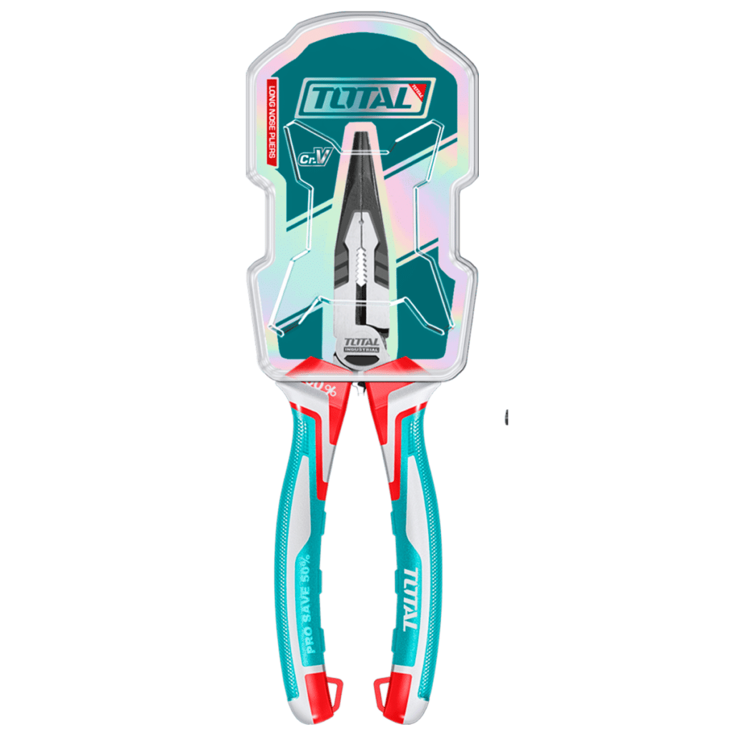 PINZA DE FUERZA PUNTA LARGA 6»/160MM CR-V / TPR MEJ:50% INDUSTRIAL – THT221608S