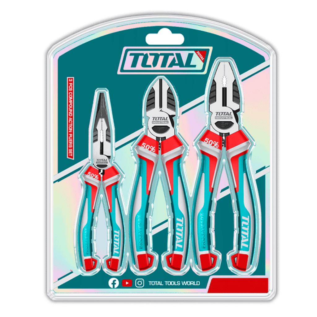 SET ALICATES (3PCS) CR.V ENERGY 50% INDUSTRIAL – THT2K0308S