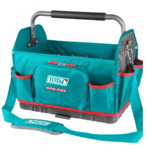 MALETIN DE HERRAMIENTAS 16'' 19 BOLSILLOS MAX15KG POLYESTER 1680D APILABLE INDUSTRIAL - THT36L06