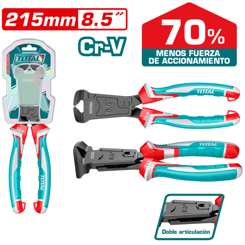 PINZA CORTE EXTREMO ACC COMPUESTA 215MM(8.5PULG) CR.V MEJ:70% INDUSTRIAL – THTC560808