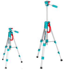 TRÍPODE DE ALUMINIO PARA NIVEL LÁSER, ALTURA 1.3 M, PESO 1.3 KG, ROSCA DE 1/4" - TLLT01581 (copia)