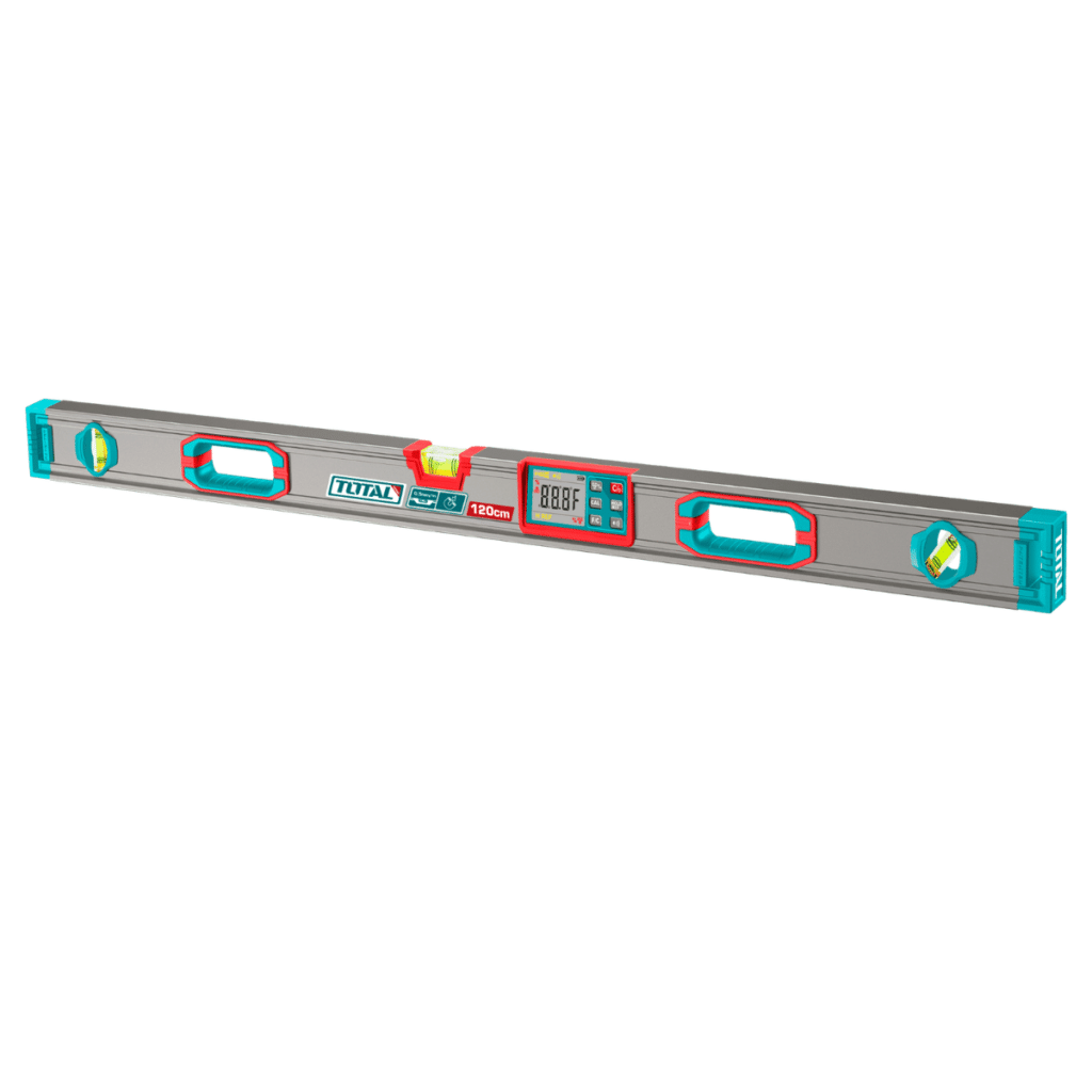 NIVEL BURBUJA DIGITAL LCD 120CM B:2 ALUMINIO PRES:0.5MM MAGNETICO IND – TMT9612D