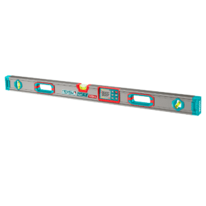 NIVEL BURBUJA DIGITAL LCD 120CM B:2 ALUMINIO PRES:0.5MM MAGNETICO IND - TMT9612D